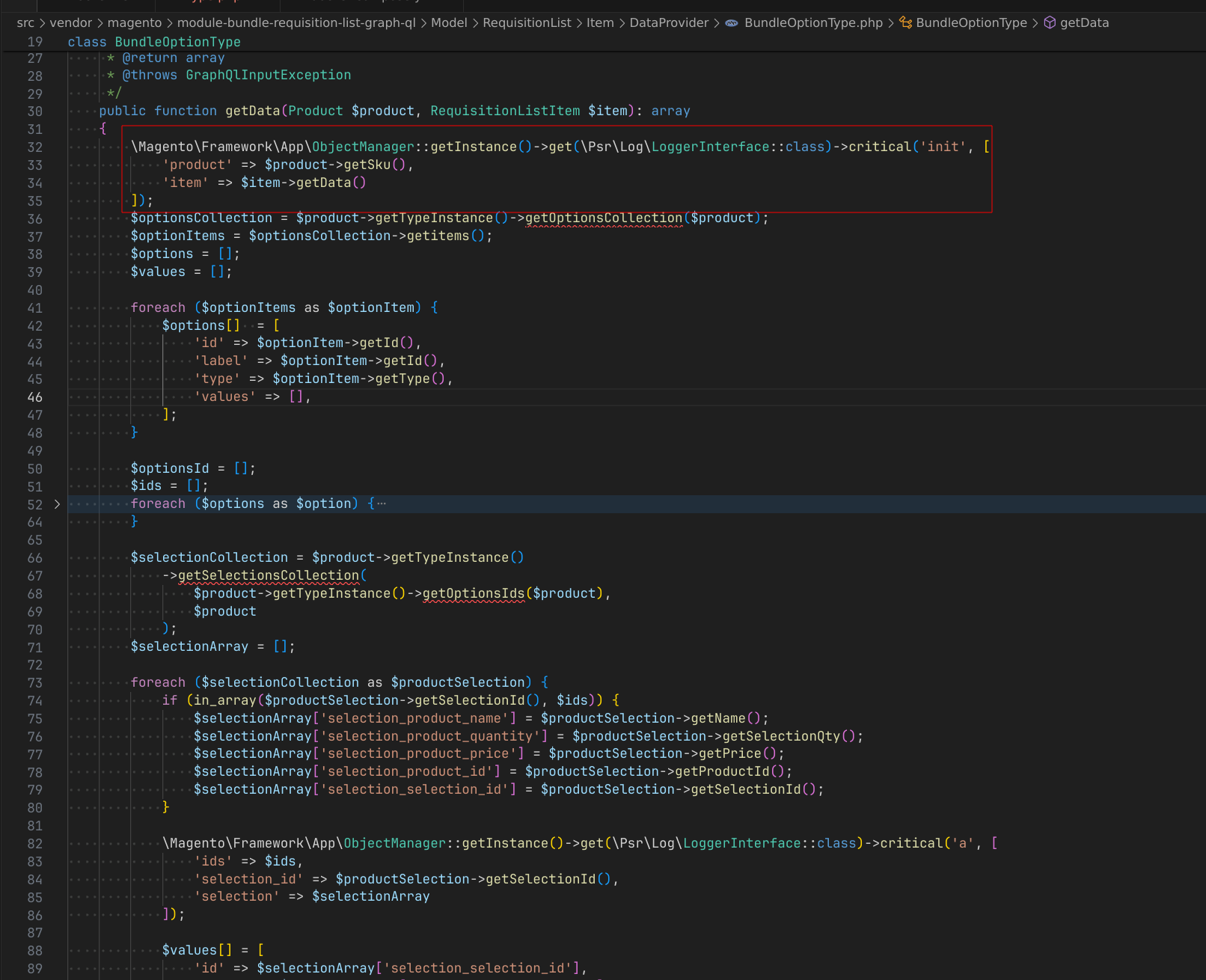 Related resolver on Magento&#39;s code